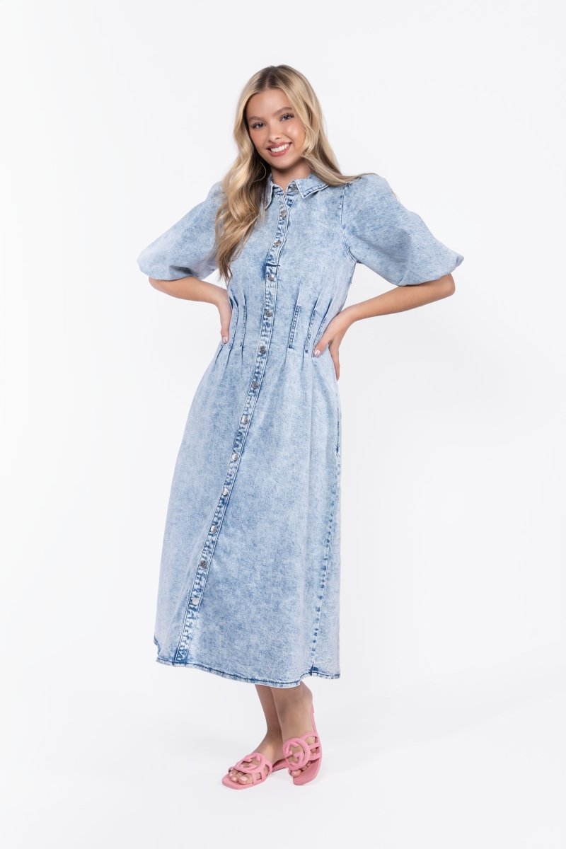 Ruth Dress (Blue) – Yakira Bella