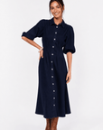 Ruth Dress (Dark Blue) - Dress - Yakira Bella