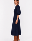 Ruth Dress (Dark Blue) - Dress - Yakira Bella