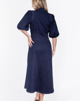 Ruth Dress (Navy) - Dress - Yakira Bella