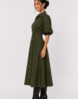 Ruth Dress (Olive Green) - Dress - Yakira Bella