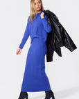 Sari Skirt (Blue) - Skirt - Yakira Bella