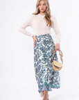 Selena Skirt (Green Pattern) - Skirt - Yakira Bella