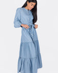 SHEVA DRESS (BLUE) - Dress - Yakira Bella