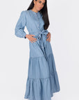 SHEVA DRESS (BLUE) - Dress - Yakira Bella