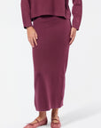 Medina Skirt (Burgundy)