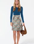 Roselle Skirt (Mint/Brown)