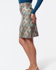 Roselle Skirt (Mint/Brown)