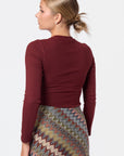 Tina Top (Burgundy)