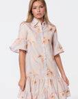 Lola Dress (Beige Pattern)