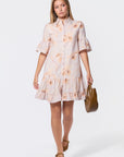 Lola Dress (Beige Pattern)