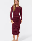 Lenny Dress (Burgundy)