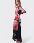 Juliana Dress (Black Ground)