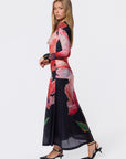 Juliana Dress (Black Ground)