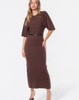 Larisa Dress (Brown)