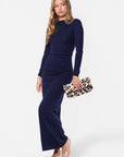 Regina Dress (Navy)