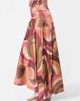 Aviana Skirt (Brown Pattern)