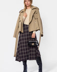 Foley Skirt (Black Plaid)