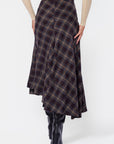 Foley Skirt (Black Plaid)