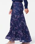 Miri Skirt (Purple Pattern)