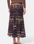 Natalia Skirt (Brown Multi)