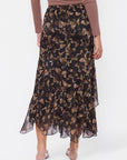 Aimee Skirt (Black Pattern)