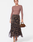 Aimee Skirt (Black Pattern)