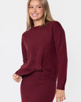 Sari Top (Burgundy)