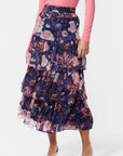 Suri Skirt (Purple Brown)