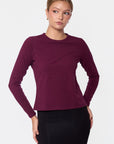 Greta Top (Burgundy)