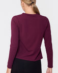 Greta Top (Burgundy)
