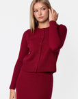 Ania Top (Burgundy)