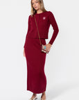 Ania Top (Burgundy)