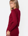 Ania Top (Burgundy)