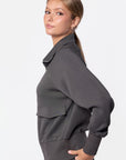 Mina Zip Up Jacket (Olive)