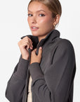 Mina Zip Up Jacket (Olive)