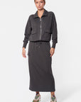 Mina Cargo Skirt 35" (Olive)
