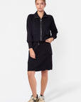 Mina Cargo Skirt 23" (Black)