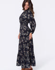 Leslie Dress (Black Ground)