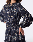 Leslie Dress (Black Ground)