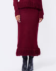 Perry Skirt (Burgundy)
