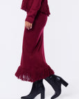 Perry Skirt (Burgundy)