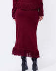 Perry Skirt (Burgundy)