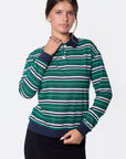 Tamara Top (Green Navy)
