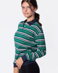 Tamara Top (Green Navy)
