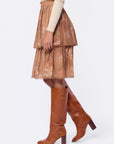 Sara Skirt 23" (Brown Flower)