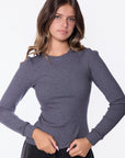 Clea Top (Heather Grey)