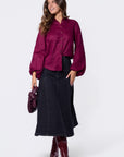 KOMI TOP (BURGUNDY)