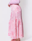 Siena Skirt (Pink Flower) - Skirt - Yakira Bella