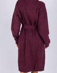SIMONE DRESS 38" (BURGUNDY) - Dress - Yakira Bella